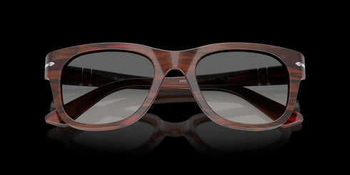 PERSOL 0po3372s 53 Striped Burgundy Accessories